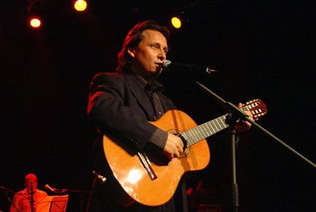 El cantautor Toni Subirana en un concert