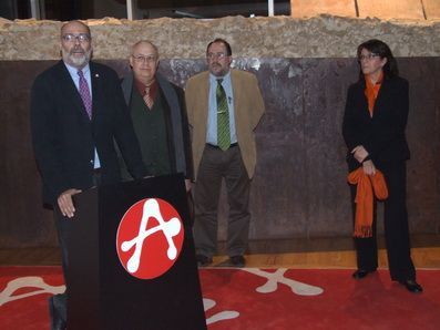 Floriach, Luís, Pascual y Codina, a la inauguración Floriach, Luís, Pascual y Codina, a la inauguración