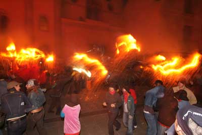 Aspecto de la Fogonada de laño pasado. Aspecto de la Fogonada de laño pasado.
