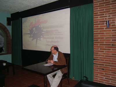 Fornols durante la presentación del film Fornols durante la presentación del film