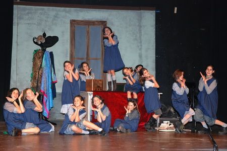 Una escena del montaje Una escena del montaje