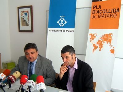 Fernàndez i Amorós en roda de premsa