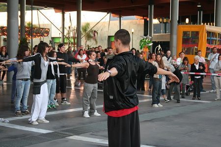 Una clase de hip hop Una clase de hip hop